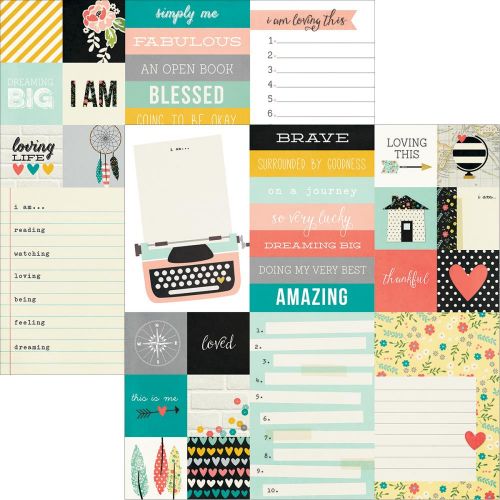 Simple Stories - I AM  - 2x2 & 4x6 Elements